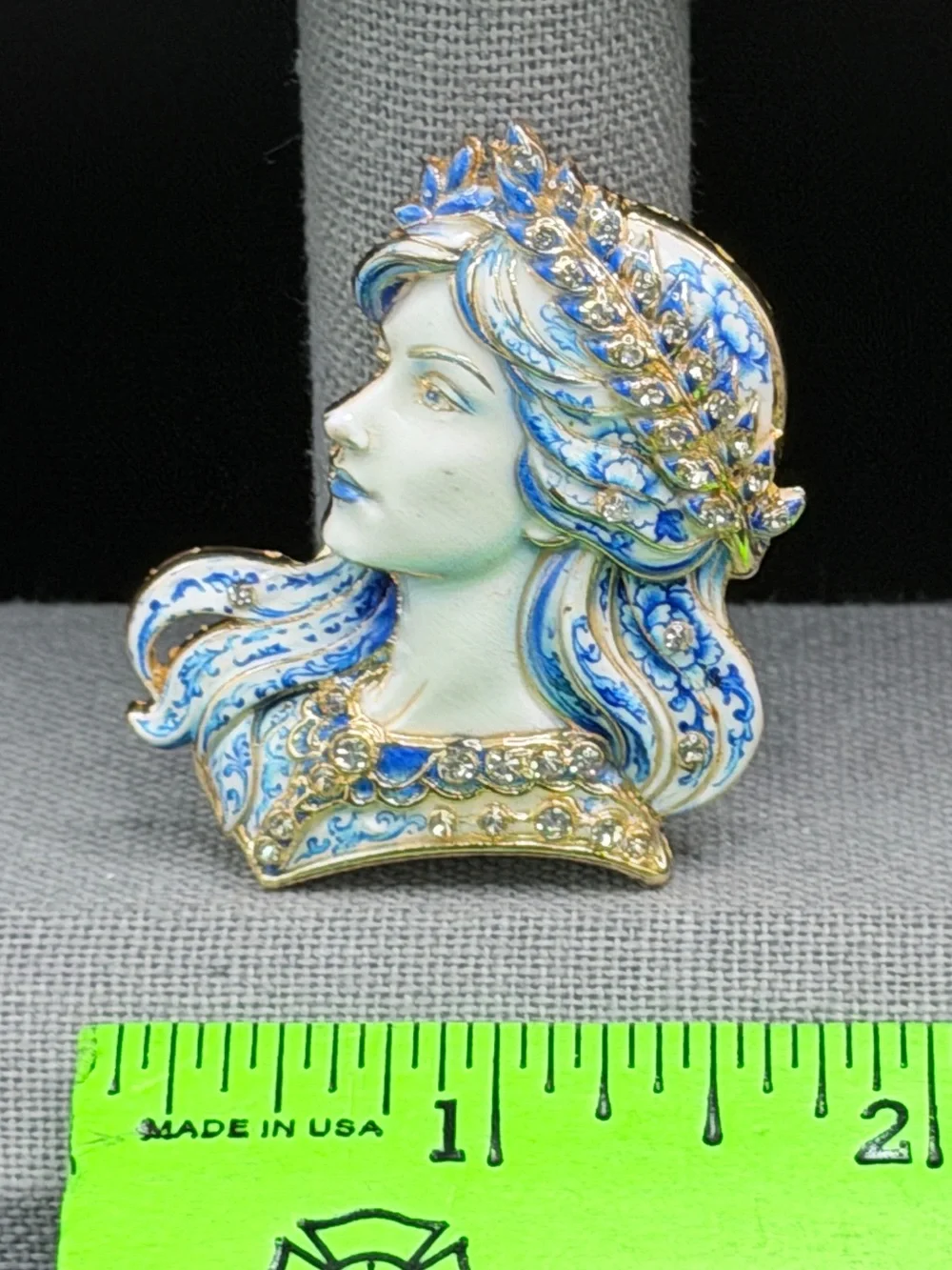 Virgo Goddess Zodiac Brooch
